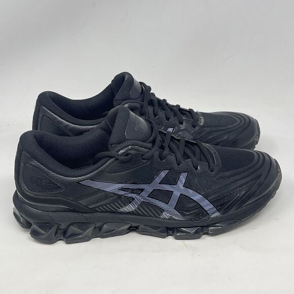 ASICS Gel-Quantum 360 VII Sneakers Mens 11 Black Blue Running Walking Shoes - Picture 1 of 16